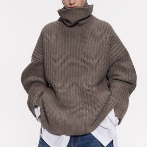 Limited edition Zara recycled cashmere sweater S